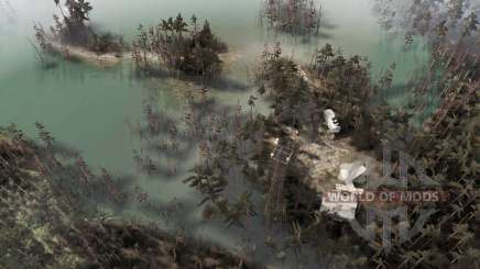 Map   Marshland для MudRunner