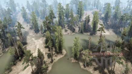 Map  Marshland для MudRunner