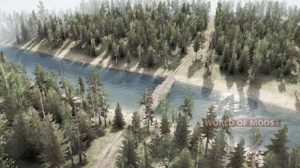 Map  Poperechka для MudRunner