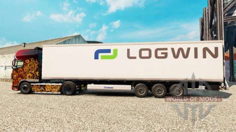 Стиль Logwin Logistics для Euro Truck Simulator 2