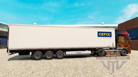Стиль Gefco для Euro Truck Simulator 2