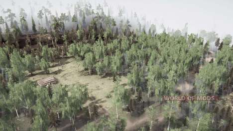 Over the Hills and Through the  Forest для Spintires MudRunner