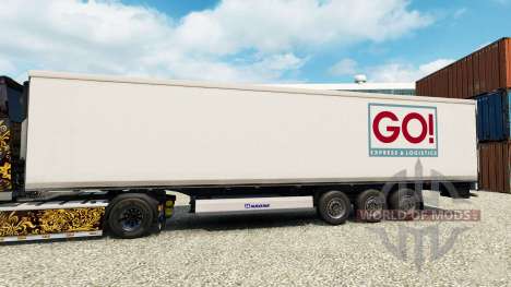 Стиль GO Express & Logistics для Euro Truck Simulator 2