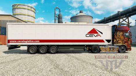 Стиль Ceva Logistics для Euro Truck Simulator 2