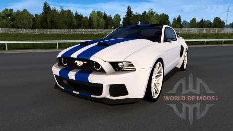 Ford Mustang GT NFS 2014 для Euro Truck Simulator 2