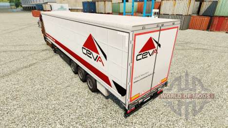 Стиль Ceva Logistics для Euro Truck Simulator 2