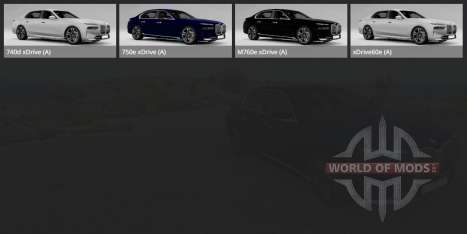 BMW 740d xDrive (G70) 2022 для BeamNG Drive