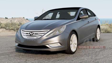 Hyundai Sonata Sonic Silver для BeamNG Drive