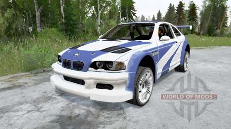 BMW M3 GTR (E46) Most Wanted для Spintires MudRunner