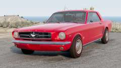 Ford Mustang Carmine Red для BeamNG Drive