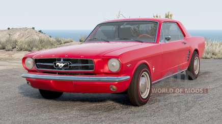 Ford Mustang Carmine Red для BeamNG Drive