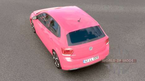 Volkswagen Polo Fiery Rose для Euro Truck Simulator 2