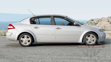 Renault Megane Sedan Pastel Gray для BeamNG Drive