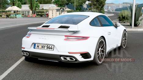 Porsche 911 White Lilac для Euro Truck Simulator 2