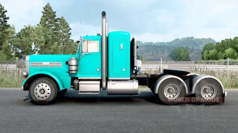Peterbilt 359 Bright Turquoise для American Truck Simulator
