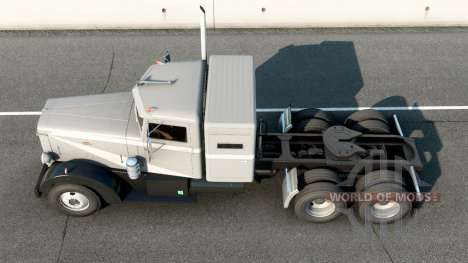 Peterbilt 350 Gray Nickel для American Truck Simulator
