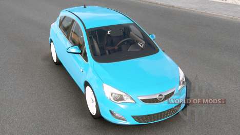 Opel Astra Vivid Sky Blue для Euro Truck Simulator 2