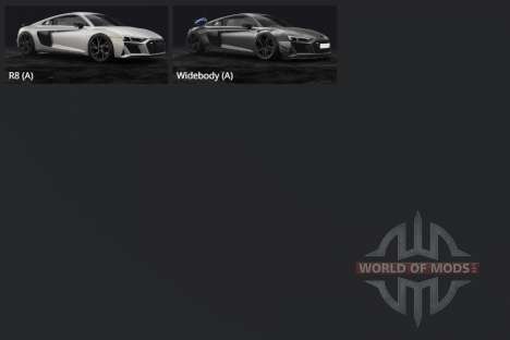 Audi R8 Gray Chateau для BeamNG Drive