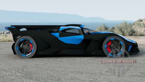 Bugatti Bolide Spanish Sky Blue для BeamNG Drive