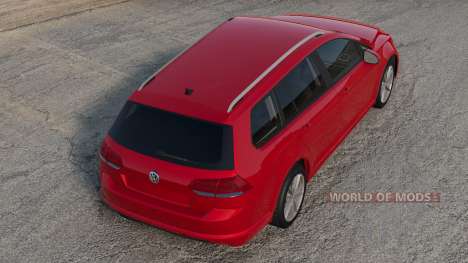 Volkswagen Golf Variant Harvard Crimson для BeamNG Drive