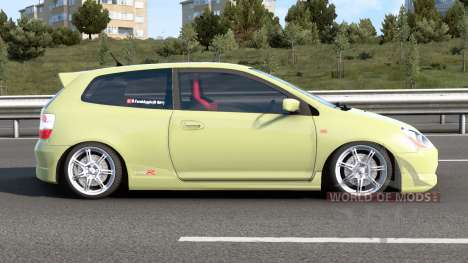Honda Civic Type-R (EP3) Pale Goldenrod для Euro Truck Simulator 2