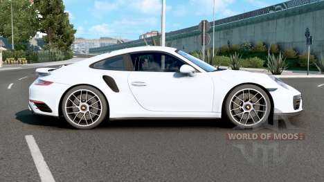 Porsche 911 White Lilac для Euro Truck Simulator 2