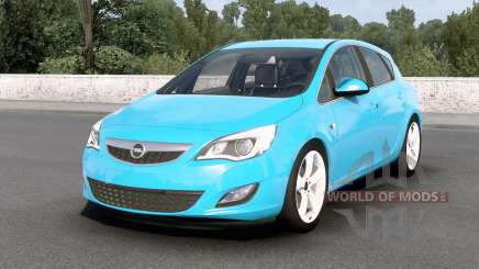 Opel Astra Vivid Sky Blue для Euro Truck Simulator 2