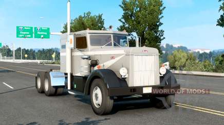 Peterbilt 350 Gray Nickel для American Truck Simulator