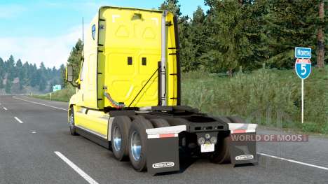 Freightliner Cascadia Maximum Yellow для American Truck Simulator