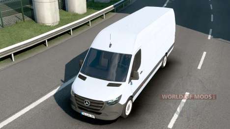 Mercedes-Benz Sprinter Geyser для Euro Truck Simulator 2