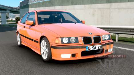 BMW M3 Compact (E36) Mango Tango для Euro Truck Simulator 2