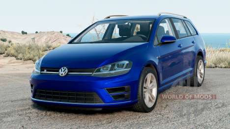 Volkswagen Golf Variant Phthalo Blue для BeamNG Drive