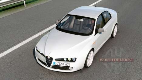 Alfa Romeo 159 Light Gray для Euro Truck Simulator 2