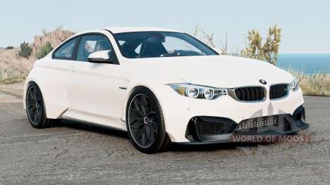 BMW M4 2015-18 Process Cyan для BeamNG Drive