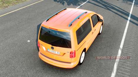 Volkswagen Caddy Tree Poppy для American Truck Simulator