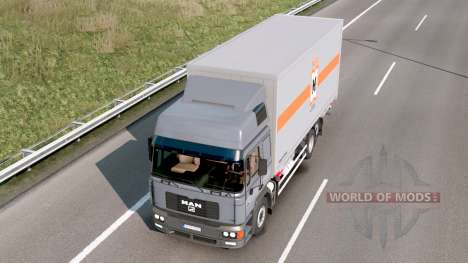 MAN F2000 BDF Oslo Gray для Euro Truck Simulator 2