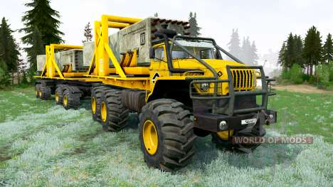 VTS Ural-Polyarnik Munsell Yellow для Spintires MudRunner