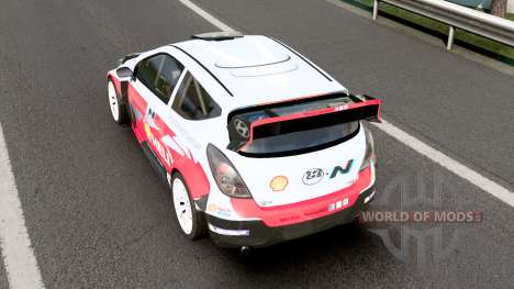 Hyundai i20 WRC Radical Red для Euro Truck Simulator 2