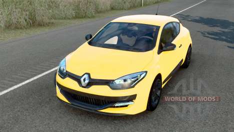 Renault Megane R.S. 2014 Banana Yellow для American Truck Simulator