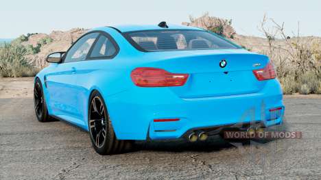 BMW M4 2015-18 Process Cyan для BeamNG Drive