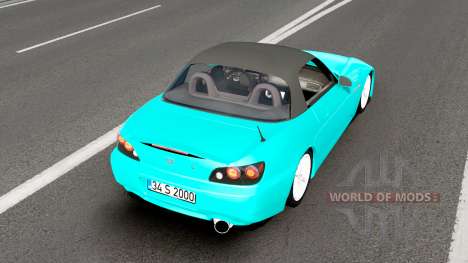 Honda S2000 Turquoise Blue для Euro Truck Simulator 2