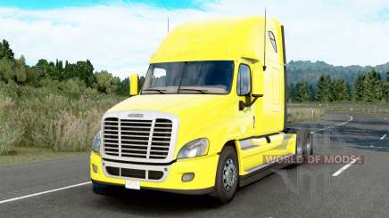 Freightliner Cascadia Maximum Yellow для American Truck Simulator