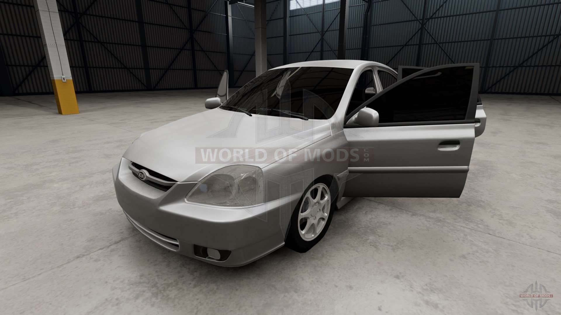 Kia Rio 2002-2005 v2.0 для BeamNG Drive