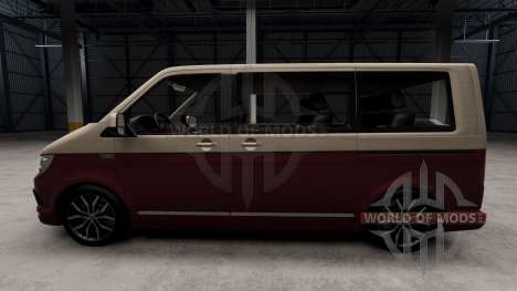 Volkswagen Multivan T6 2024 v1.0 для BeamNG Drive