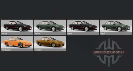 Ford Falcon XR6 (EF) 1995 для BeamNG Drive