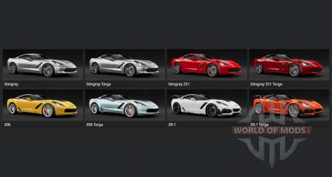 Chevrolet Corvette Stingray Coupe (C7) 2014 для BeamNG Drive