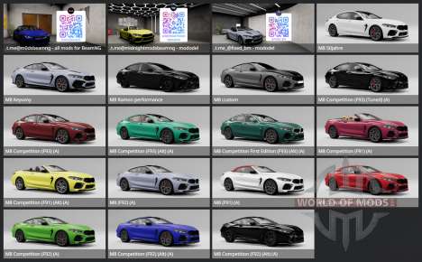 BMW M8 Coupe (F92) 2023 для BeamNG Drive