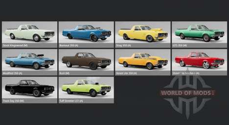Holden Kingswood Ute (HG) 1970 для BeamNG Drive