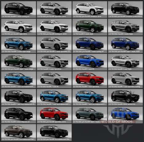 Skoda Kodiaq 4x4 Sportline 2017 для BeamNG Drive