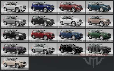 Infiniti QX80 5.6 2021 для BeamNG Drive